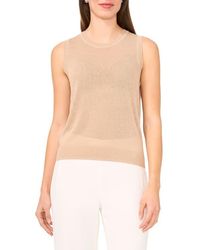 Halogen® - Crewneck Sleeveless Sweater - Lyst