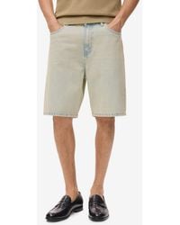 Mango - Relaxed Fit Denim Bermuda Shorts - Lyst