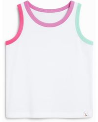 PREPPY GOOSE - Contrast Trim Tank Top - Lyst