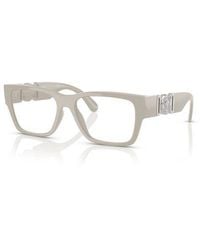 Versace - 55Mm Square Optical Glasses - Lyst