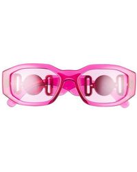 Versace - 53Mm Rectangular Sunglasses - Lyst