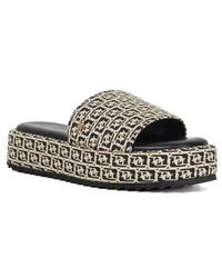 Dune - Lanie Platform Slide Sandal - Lyst