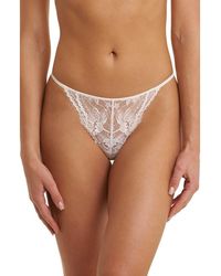 Natori - Fleur Lace Thong - Lyst