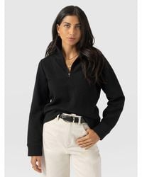Saint + Sofia - Halsey Quarter Zip - Lyst
