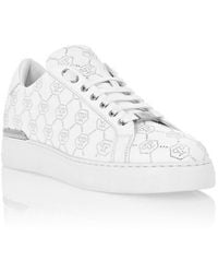 Philipp Plein - Low Top Sneakers Carson Monogram Strass - Lyst