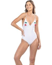 Tabacaru - Catherine Cherries One-Piece Swimsuit - Lyst