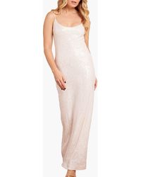 Needle & Thread - Yvonne Sequin Cami Gown - Lyst