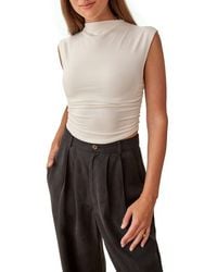 Reformation - Lindy Ruched Crop Top - Lyst