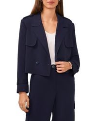 Halogen® - Crop Trench Jacket - Lyst