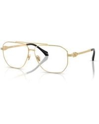 Versace - 57Mm Square Optical Glasses - Lyst