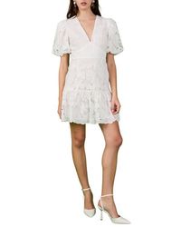 Endless Rose - Sequin Lace Fit & Flare Minidress - Lyst