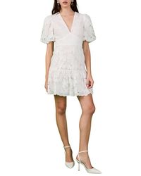 Endless Rose - Sequin Lace Fit & Flare Minidress - Lyst