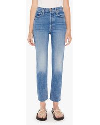 Mother - The Tomcat Fray Ankle Jeans - Lyst