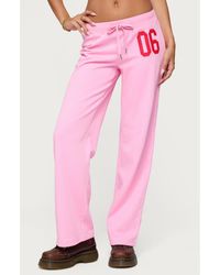 Edikted - 06 Wide Leg Drawstring Sweatpants - Lyst