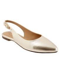Trotters - Evelyn Pointed Toe Slingback Flat - Lyst