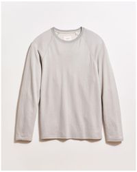 Billy Reid - Long Sleeve Cotton & Modal Crewneck T-Shirt - Lyst