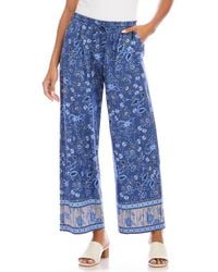 Karen Kane - Crop Cotton Drawstring Pants - Lyst