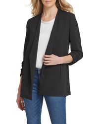 DKNY - Sportswear Open Front Blazer - Lyst