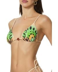 AFRM - Capri Beaded Bikini Top - Lyst