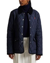 Polo Ralph Lauren - Corduroy Collar Quilted Barn Jacket - Lyst