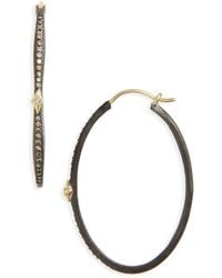 Armenta - Old World Oval Hoop Earrings - Lyst