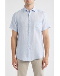 Rodd & Gunn - Palm Beach Sports Fit Short Sleeve Linen Button-Up Shirt - Lyst