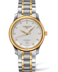 Longines - Master Automatic Diamond Bracelet Watch, 38.5Mm - Lyst
