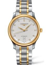 Longines - Master Automatic Diamond Bracelet Watch, 38.5Mm - Lyst