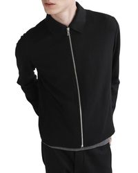 Rag & Bone - Melrose Wool Zip Jacket - Lyst