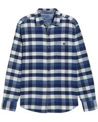 Tommy Bahama - Coastline Cord Mojave Blues Buffalo Check Cotton Corduroy Button-Up Shirt - Lyst