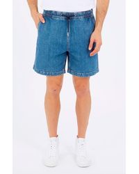 Guess - Drawstring Denim Shorts - Lyst