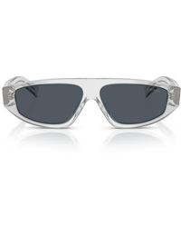 Prada - 57Mm Irregular Sunglasses - Lyst