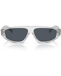 Prada - 57Mm Irregular Sunglasses - Lyst