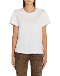 Golden Goose - Distressed Slim Fit Cotton Jersey T-shirt - Lyst