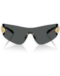 Versace - 142Mm Pillow Shield Sunglasses - Lyst