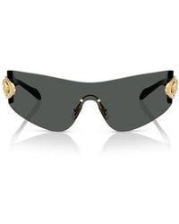 Versace - 142Mm Pillow Shield Sunglasses - Lyst