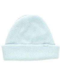 vowels - Solid Wool Blend Beanie - Lyst
