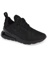 womens all black nike air max 270