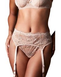 Journelle - Isabel Lace Suspender Belt - Lyst