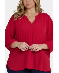 NYDJ - Pintuck Top - Lyst