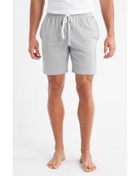 BOSS - Mix Match Stretch Cotton Pajama Shorts - Lyst