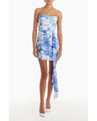 Amanda Uprichard - Treasure Strapless Sheath Minidress - Lyst