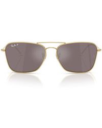Ray-Ban - Caravan Reverse 58Mm Polarized Square Aviator Sunglasses - Lyst
