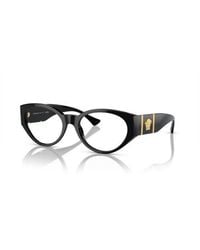 Versace - 54Mm Oval Optical Glasses - Lyst