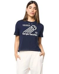 Sergio Tacchini - Nera Boxy Tee - Lyst