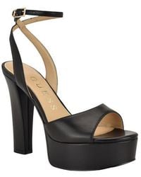 Guess - Hitten Ankle Strap Platform Sandal - Lyst