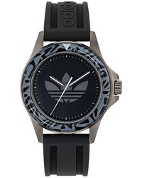 adidas - Expression One Silicone Strap Watch, 44Mm - Lyst