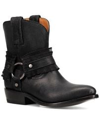 Frye - Billy Ruffle Harness Bootie - Lyst