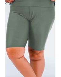 Calypsa - Plus Size Long Bike Swim Shorts - Lyst