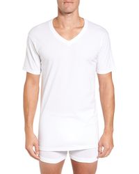 Nordstrom - 4-pack Regular Fit Supima® Cotton V-neck T-shirts - Lyst